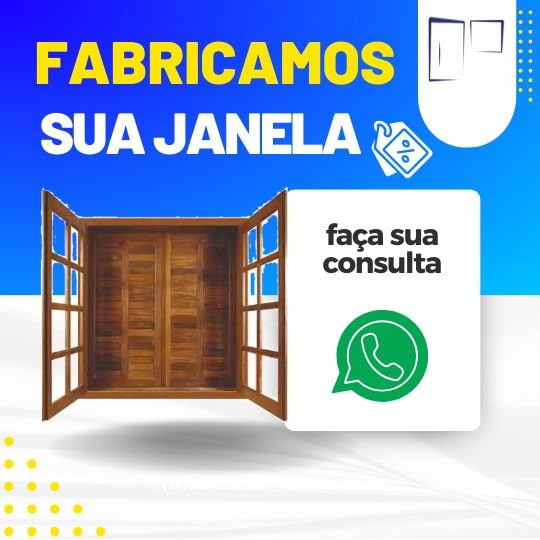 Janela Madeira - Macoe Portas Janelas e Ferragens Belo Horizonte